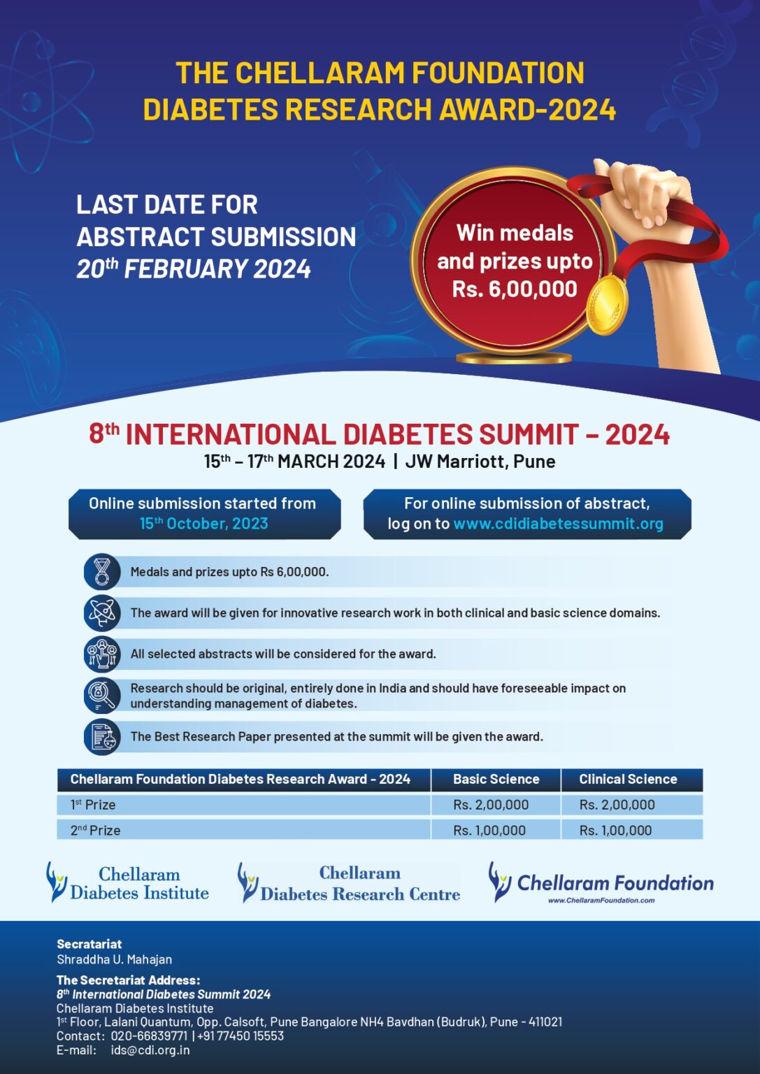 Abstract Submission 9th International Diabetes Summit 2025